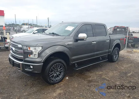 2016 Ford F-150 Platinum from USA, damaged, VIN 1FTEW1EF7GFB03818